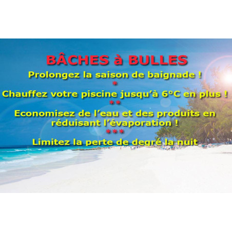 Bâches à bulles pour Piscine Ronde Laghetto OMEGA