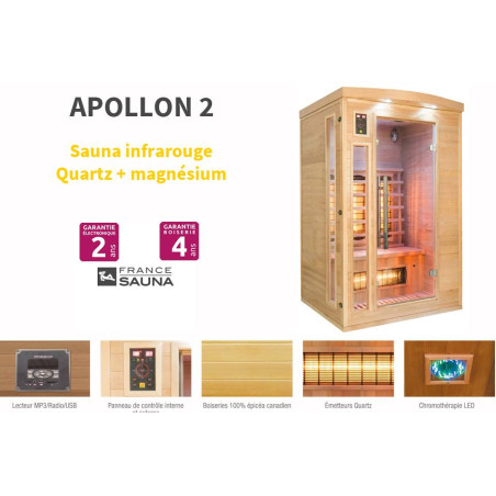 Sauna APOLLON 2 (2 places)