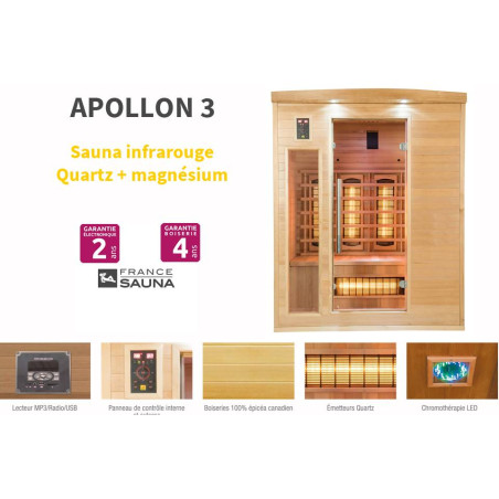 Sauna APOLLON 3 (3 places)