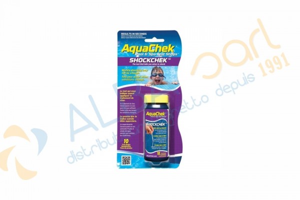 Bandelettes de test pour SHOCKCHEK Aquachek Violet