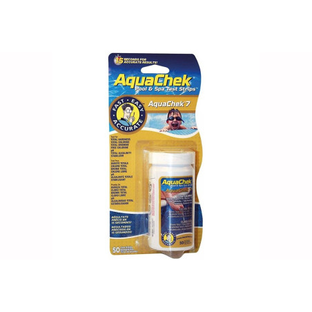 Bandelettes de test Aquachek 7-en-1