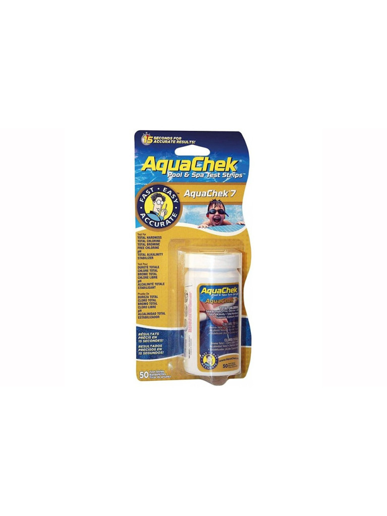 Bandelettes de test Aquachek 7-en-1