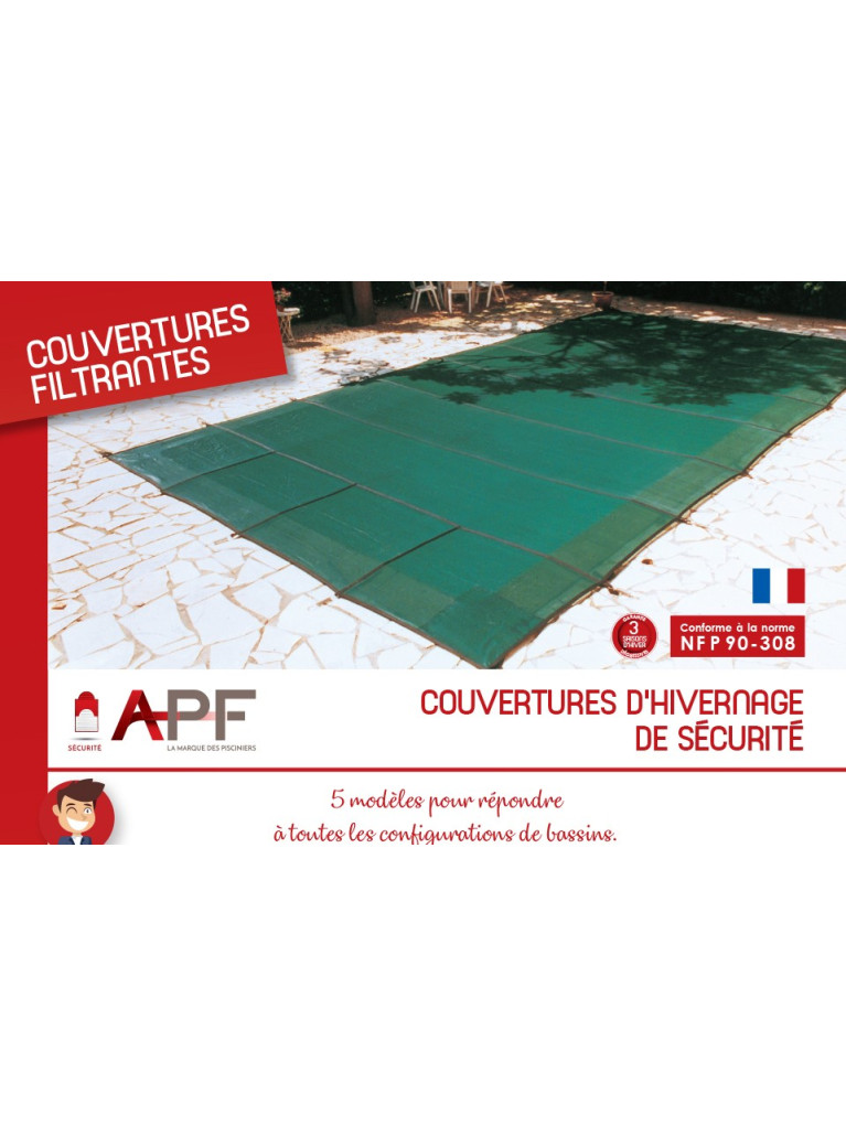 Bâche hiver filet sécurité MENUIRES SAFE F1 - Au m²