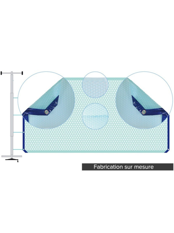 Bâches à bulles opaque pour Piscine Laghetto Classic